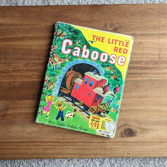 The Little Red Caboose - Recycled Notebook