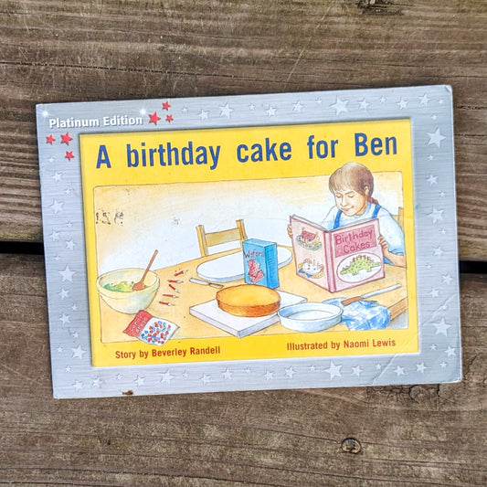 A Birthday Cake for Ben - Mini Recycled Notebook