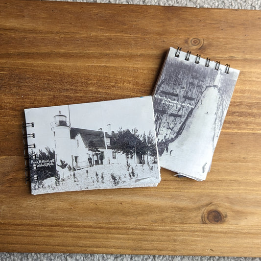 Recycled Postcard Notebooks