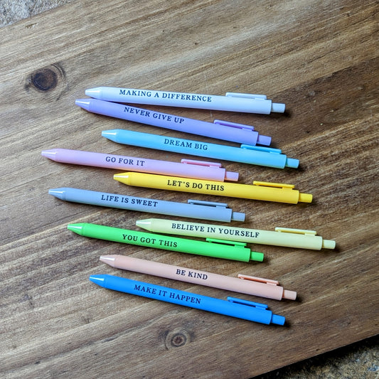 Inspirational Saying Pens